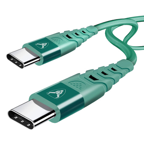 iSOUL Nylon-Braided USB-C To USB-C Cable PD 3.1A Type C Fast Charging Cable - TradeNRG UK